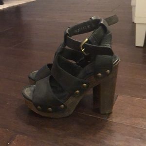 Stuart Weitzman High heel leather sandal